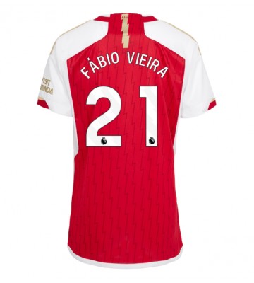 Arsenal Fabio Vieira #21 Hemmatröja Kvinnor 2023-24 Kortärmad